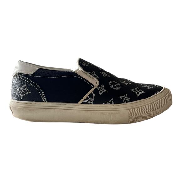 Size 7.5US - Louis Vuitton Ollie Monogram Slip-On Sneakers - Picture 1 of 7